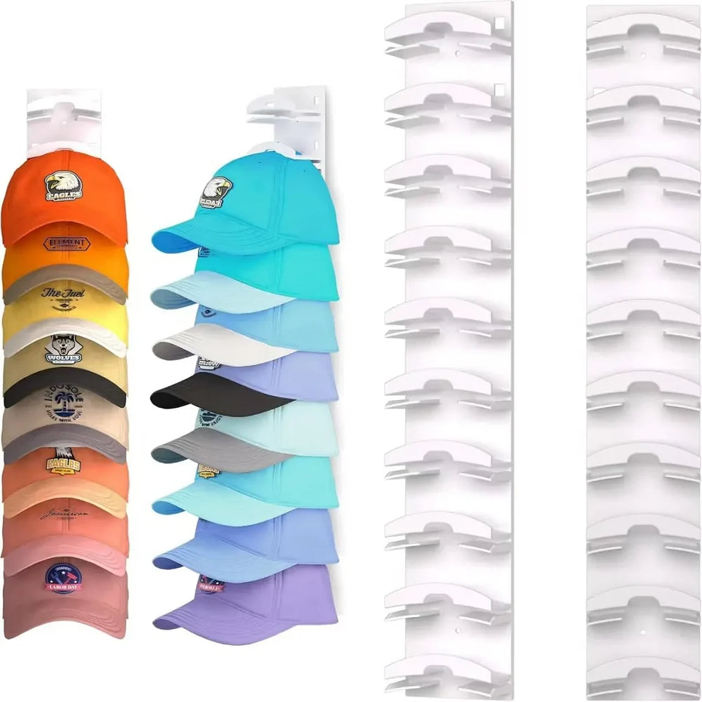 【2 peças】Organizador de chapéus que poupa espaço