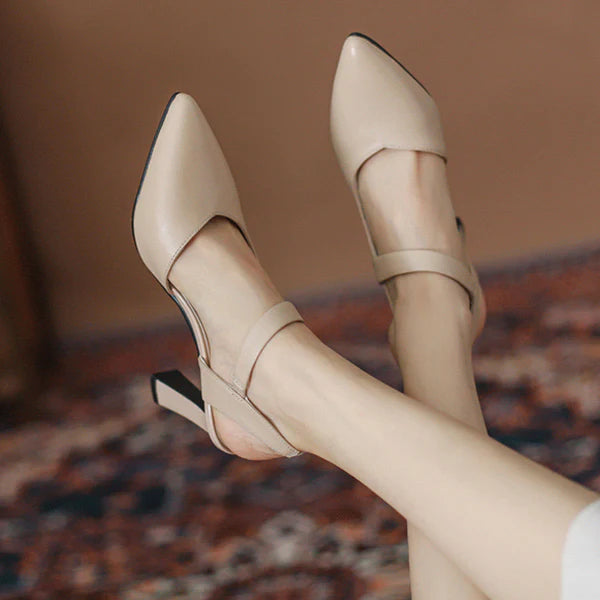 🔥【Tamanhos 35-42】👠Novos sapatos de salto alto multifuncionais e confortáveis (aumento de altura de 7 cm)