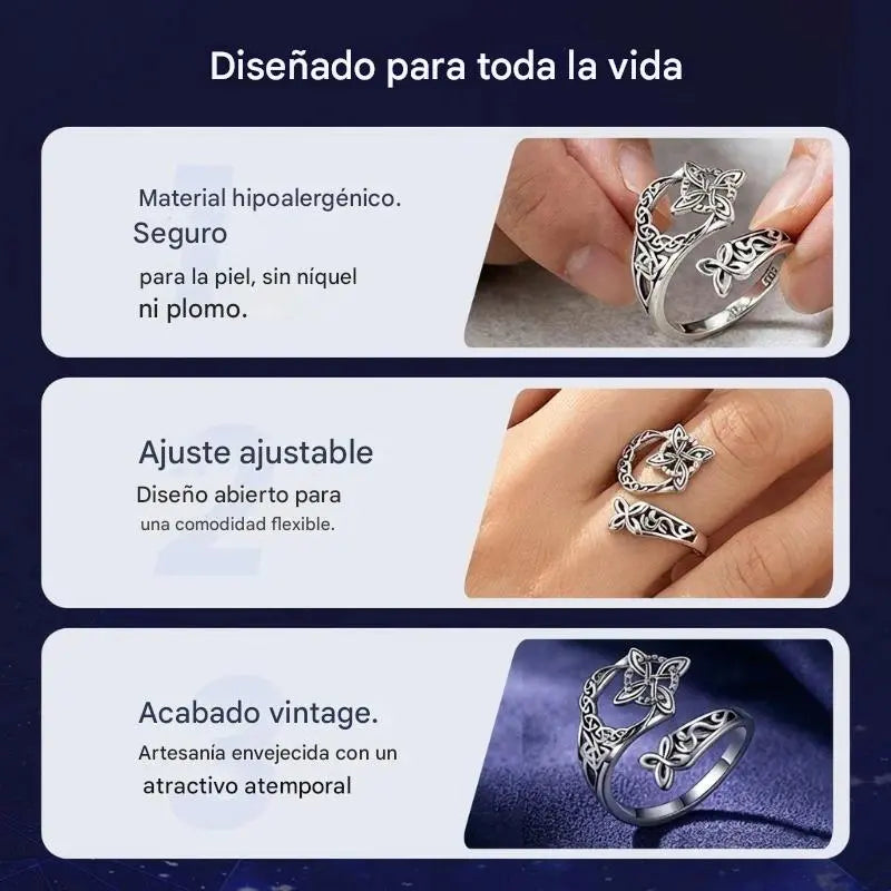 Anel em prata de lei S925 com nó celta. Aproveite a promoção "compre 1, leve 2"!