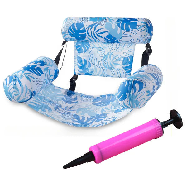 🏊Grande oferta de verão com 35% de desconto! 💺 Cadeira flutuante insuflável: confortável, estável e perfeita para relaxar na água 🌊