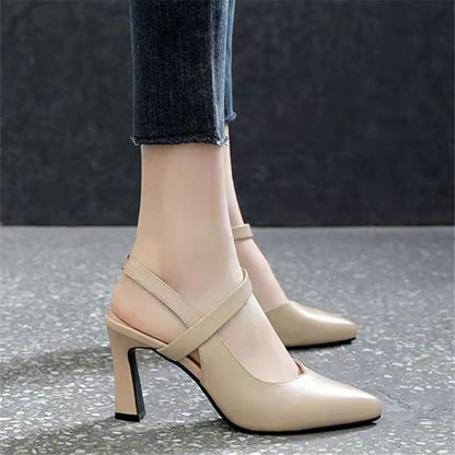 🔥【Tamanhos 35-42】👠Novos sapatos de salto alto multifuncionais e confortáveis (aumento de altura de 7 cm)