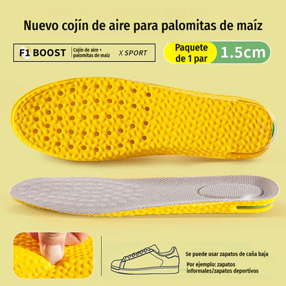 💥【Compre um, leve outro grátis】2 pares por 24 euros 👟Palmilhas confortáveis com amortecimento de ar e efeito de aumento de altura 📈
