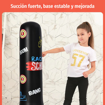 🥊 Boneco de boxe insuflável com ressalto automático – Liberta energia e estimula o movimento ⚡