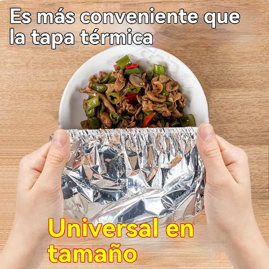 🔥🔥【50/100 unidades】🍎🔥 Tampa térmica de alumínio de qualidade alimentar