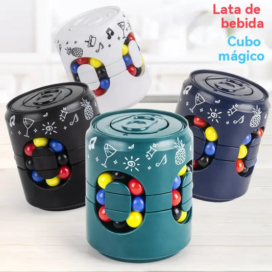 Compre 1 e leve 1 grátis! Brinquedos educativos infantis: Cubo Mágico, Pião Anti-Stress