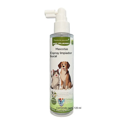 🐶【2 artigos por 28 euros】🐱O spray de higiene oral para animais de estimação refresca o hálito e remove o amarelecimento e o tártaro dos dentes.