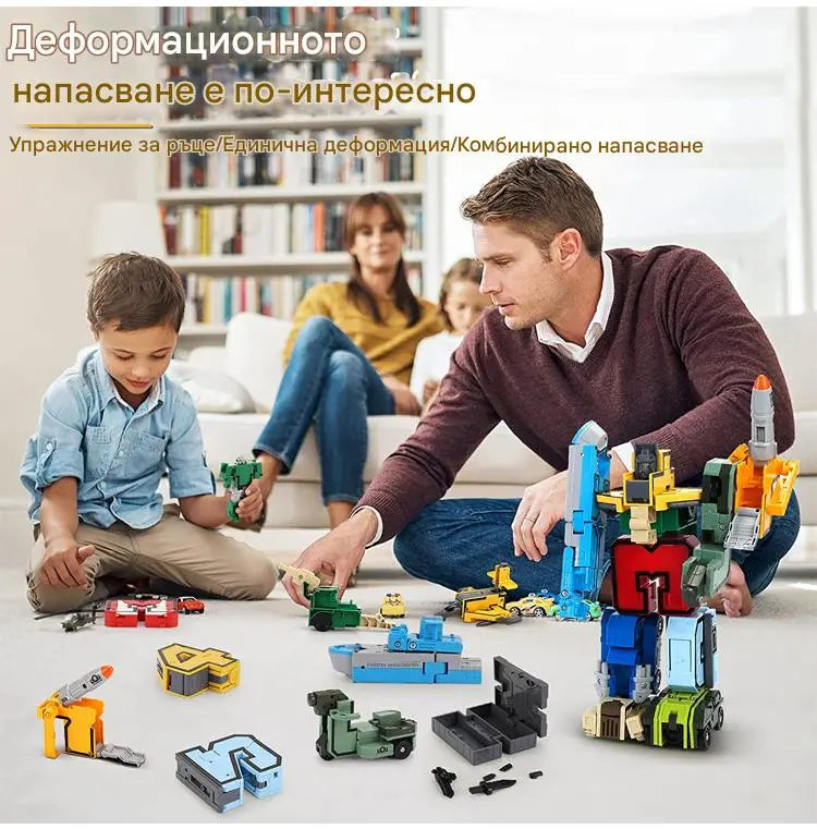 🔥🤖【Mais Vendido】🧒Robô Digital Transformável de Brinquedo para Crianças