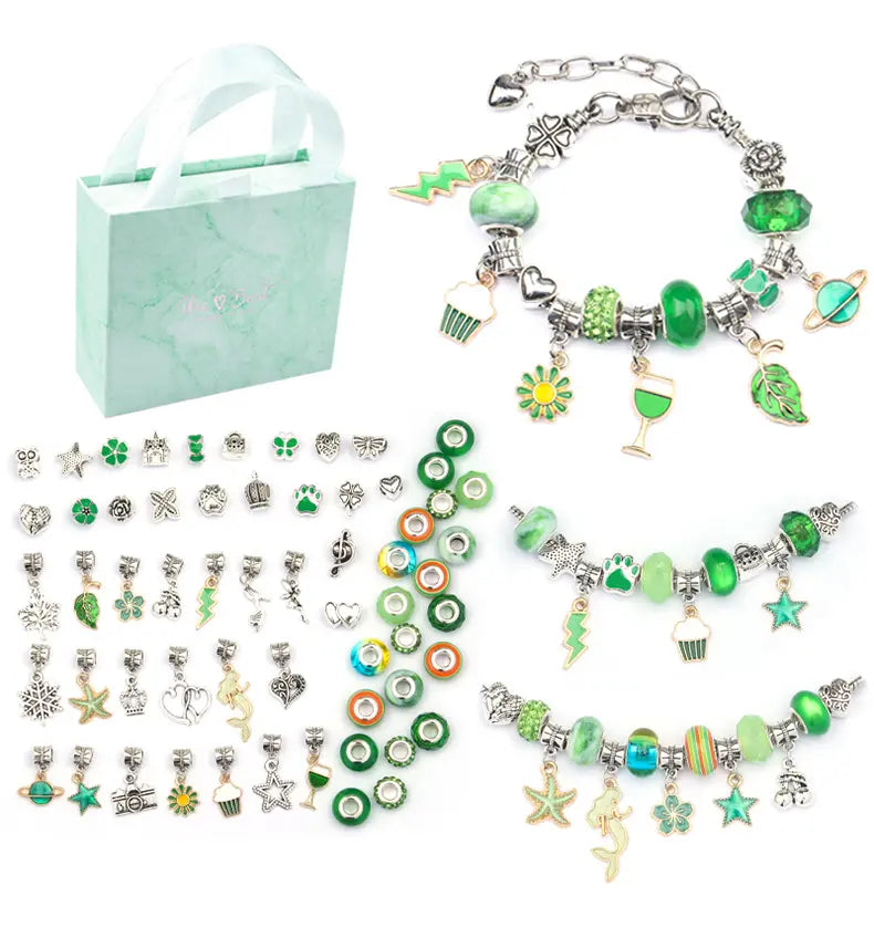 ❀✨Conjunto de pulseiras de desenhos animados para crianças, joias criativas feitas à mão