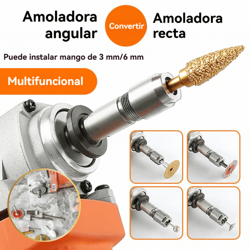 🔥Conversor de mandril para rebarbadora angular para rebarbadora reta