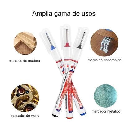 🔥【10/20 unidades】Marcador de furo profundo com ponta longa de 45 mm
